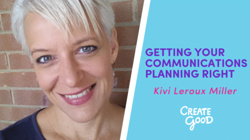 Workshop: Getting Your Communications Planning Right